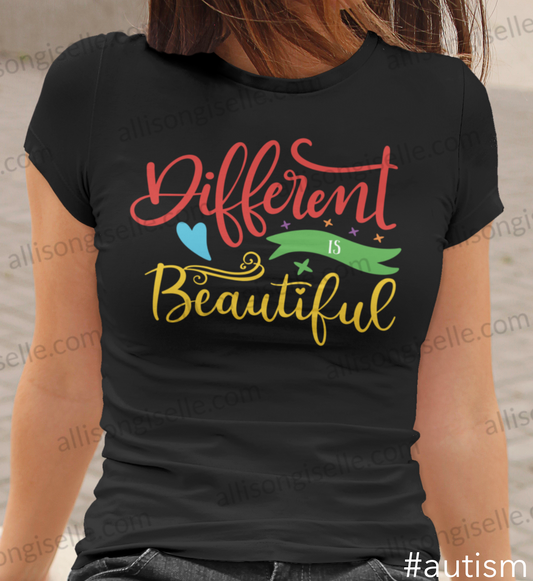 Different Is Beautiful Autism Shirt, Adult Autism Awareness shirts, Autism Shirt Adult, Adult Autism Shirt, Autism Awareness Shirt Adult