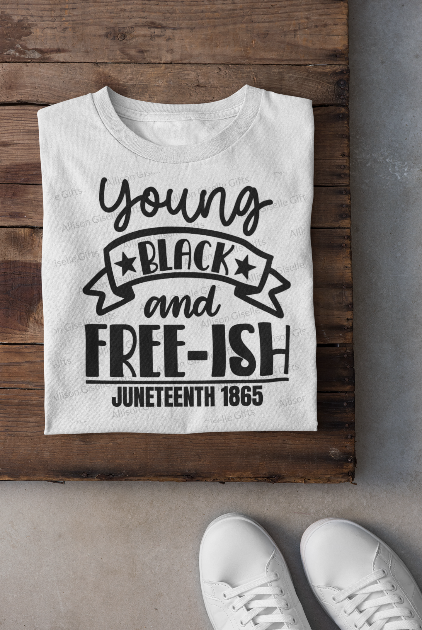 Young Black and Free-ish T-Shirt, Celebration Shirt, Freedom Day Shirt, 1865 Shirt, Black Owned Shirt