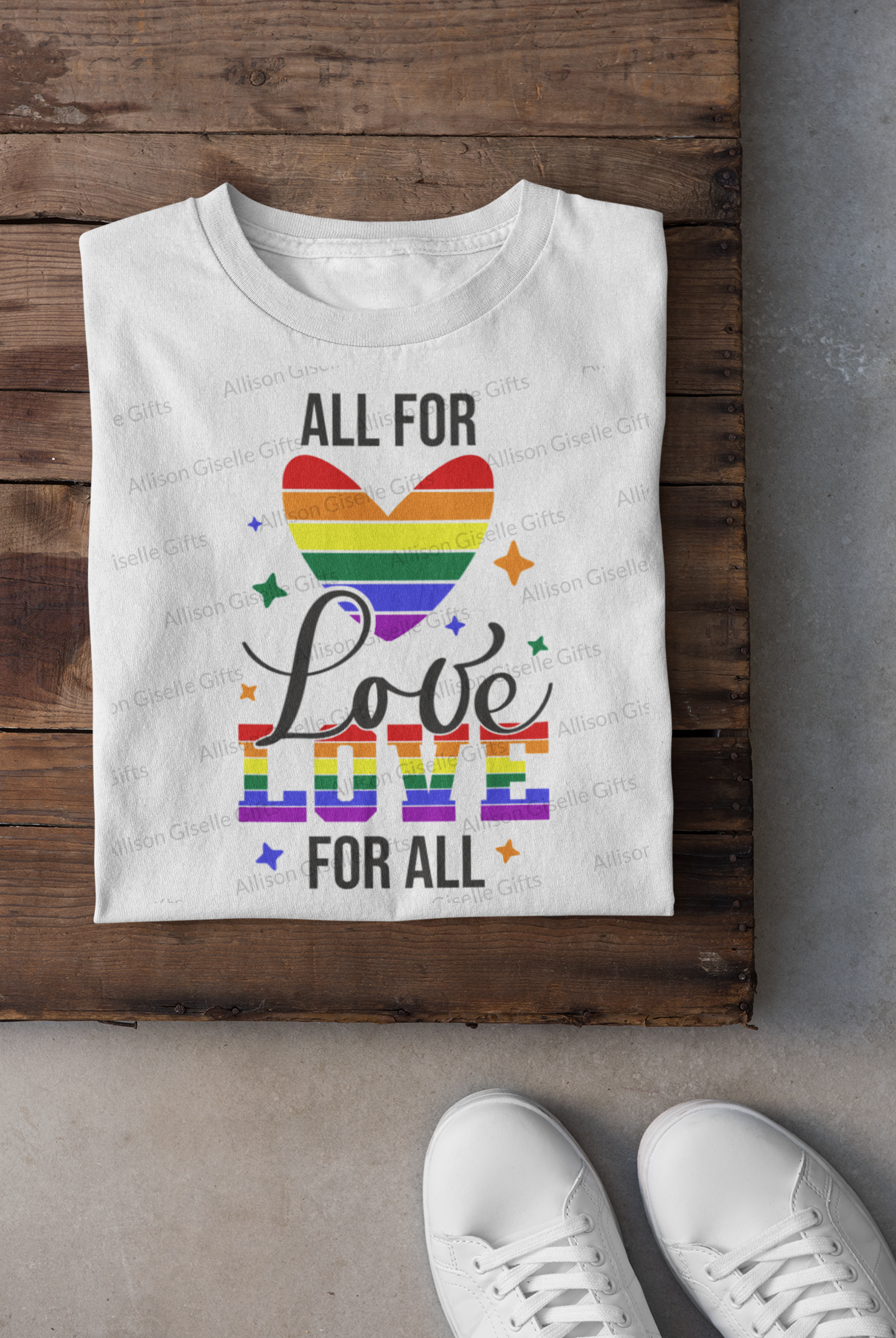 All for Love Shirt, Pride Shirt, Gay Shirt, Pride Month Shirt