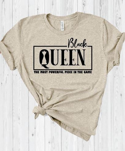 Black Queen T-Shirt, Melanin Shirt, Black Melanin, Brown Girl Shirt