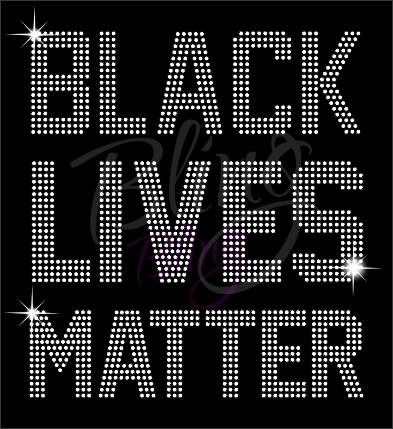 Black Lives Matter Shirt, Crew Neck Shirt, BLM Shirt, Rhinestone Shirts, Bling Shirts