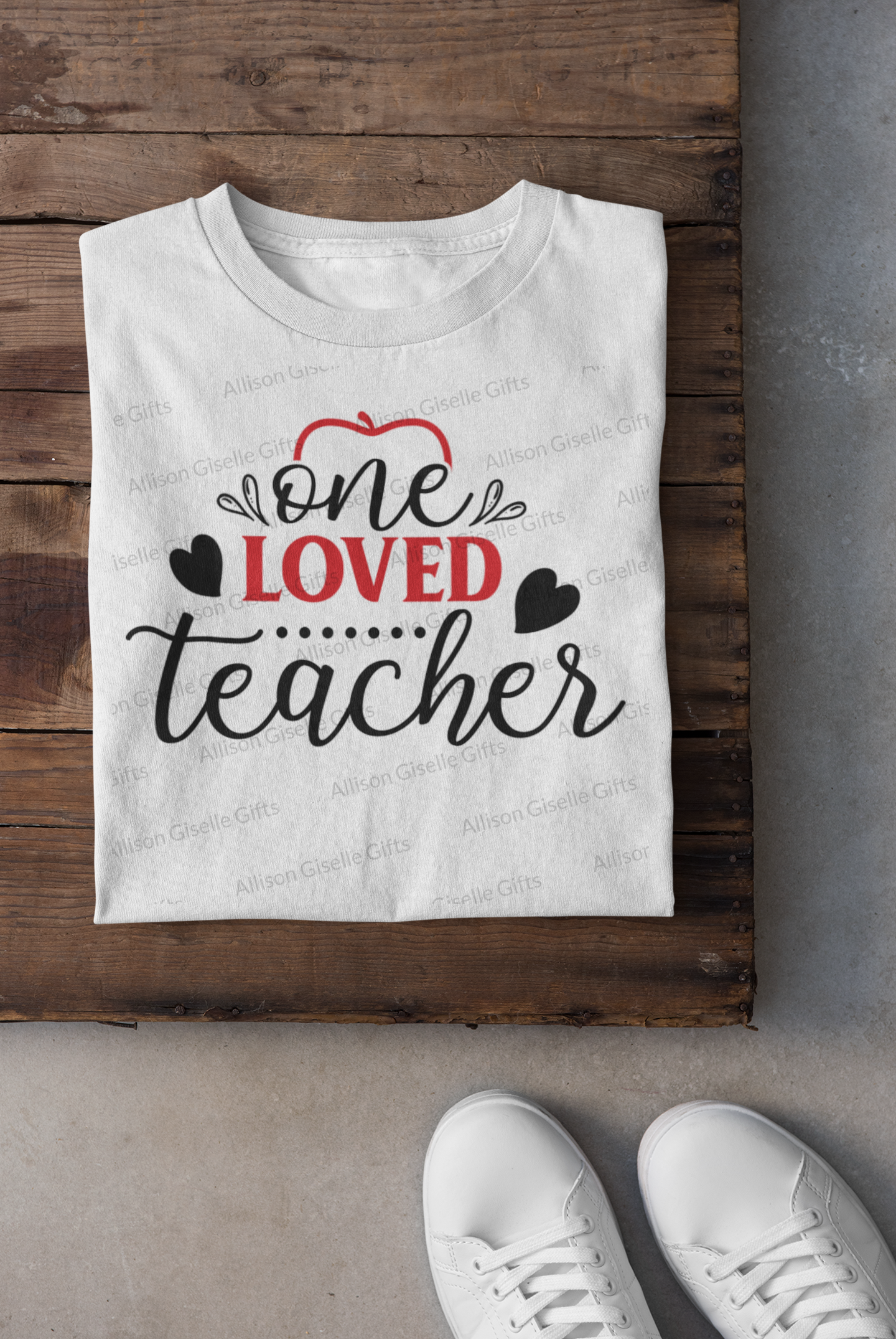 One Loved Teacher Shirt, Valentine Gifts, Valentine Shirt, Teacher Shirt