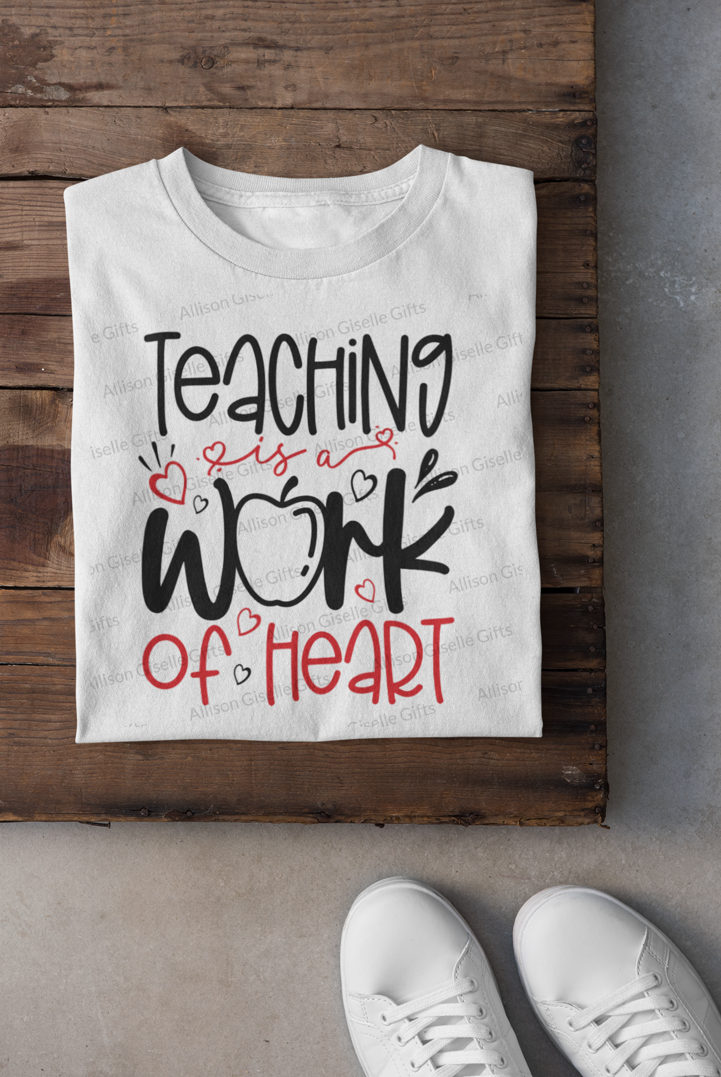 Teaching is a Work of Heart Teacher Shirt, Valentine Gifts, Valentine Shirt, Valentine Day Shirt, Teacher Valentine Shirt
