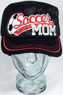 Soccer Mom Hat, Soccer Hat, Rhinestone Hat, Embroidered Hats, Rhinestone Cap, Hats, Caps