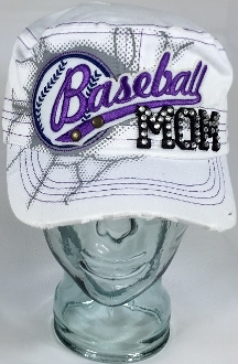 Baseball Mom Hat, Baseball Hat, Rhinestone Hat, Embroidered Hats, Rhinestone Cap, Hats, Caps