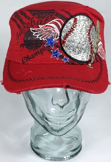 Baseball Wings Hat, Baseball Hat, Rhinestone Hat, Embroidered Hats, Rhinestone Cap, Hats, Caps
