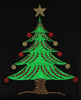 Christmas Tree Rhinestone Shirt, Christmas Tree Shirt, Christmas Shirt, Rhinestone Shirts, School Christmas t Shirts, Ugly Sweater