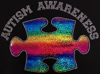 Autism Shirt, Autism Awareness shirts, Rhinestone Autism Shirt, Kid Autism Shirt, Autism Awareness Shirt, Rhinestone Shirt