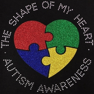 Autism Shirt, Autism Awareness shirts, Rhinestone Autism Shirt, Kid Autism Shirt, Autism Awareness Shirt, Rhinestone Shirt