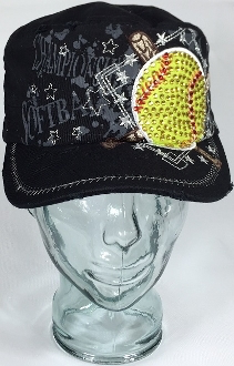 Softball Diamond Hat, Softball Hat, Rhinestone Hat, Embroidered Hats, Rhinestone Cap, Hats, Caps
