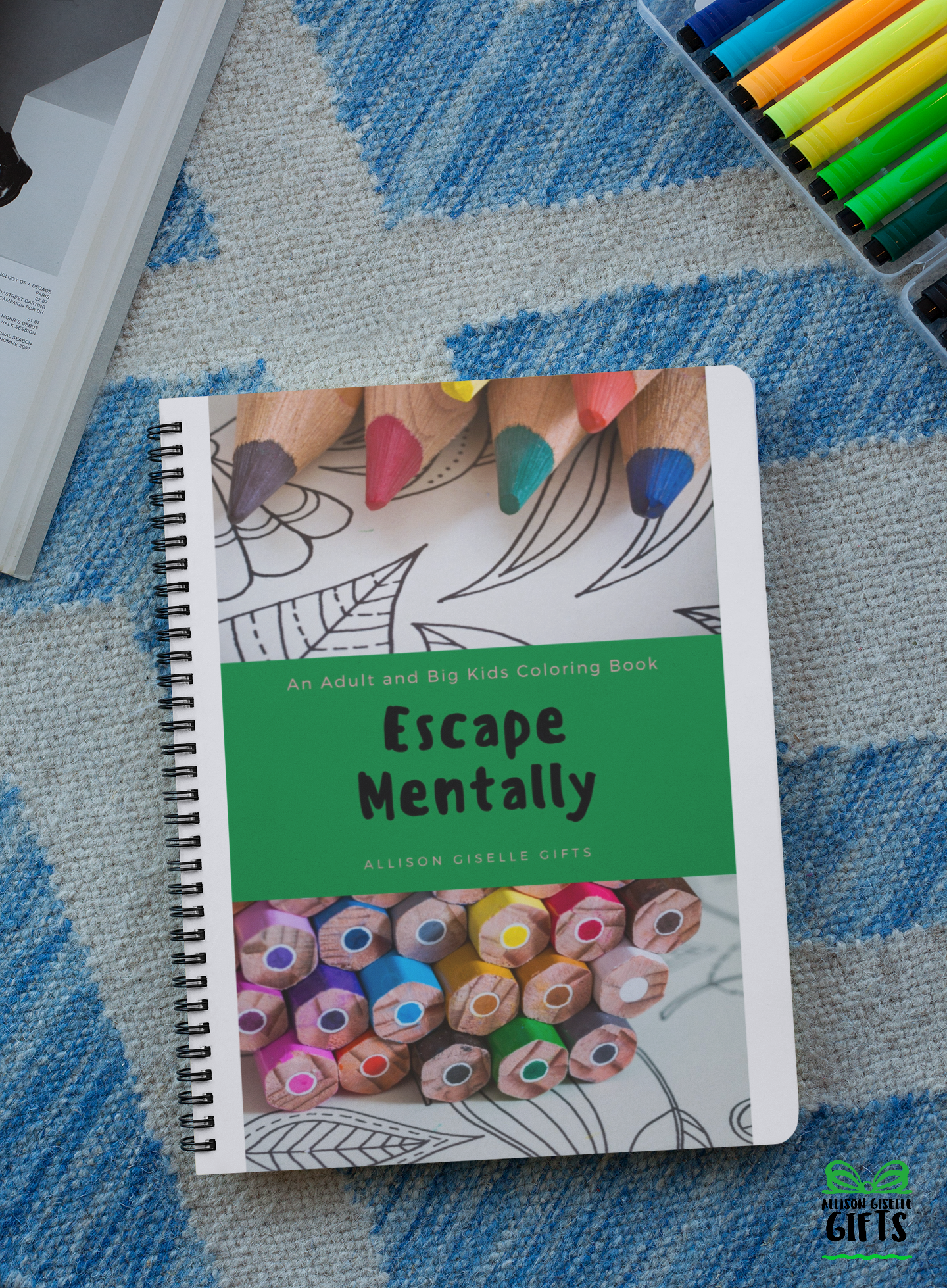 Adult Coloring Book, Big Kid Coloring Book, Coloring Book, Anti-Stress Coloring Book, Grown-ups Coloring Books, Stress-Relief Coloring Books