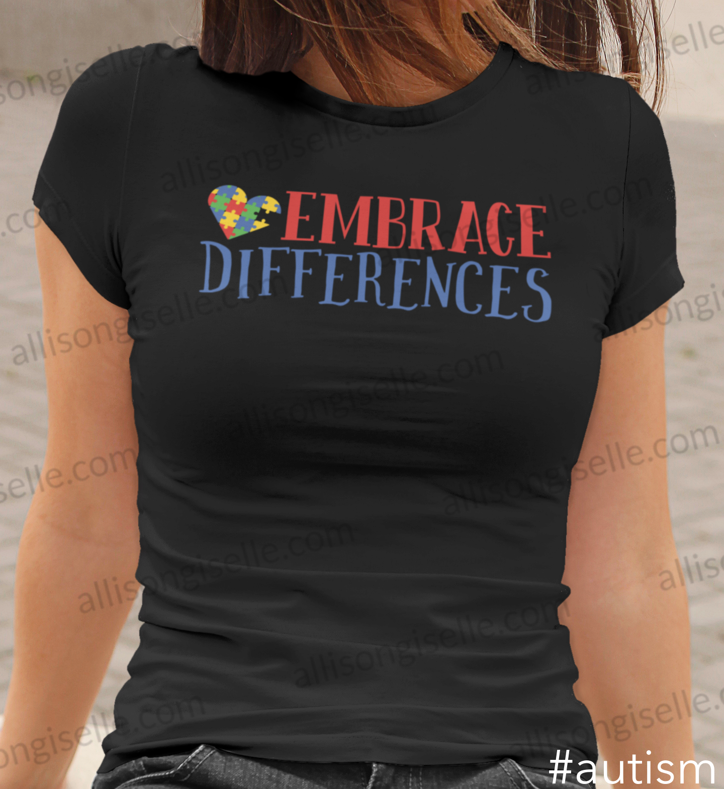 Embrace Differences Autism Shirt, Adult Autism Awareness shirts, Autism Shirt Adult, Adult Autism Shirt, Autism Awareness Shirt Adult