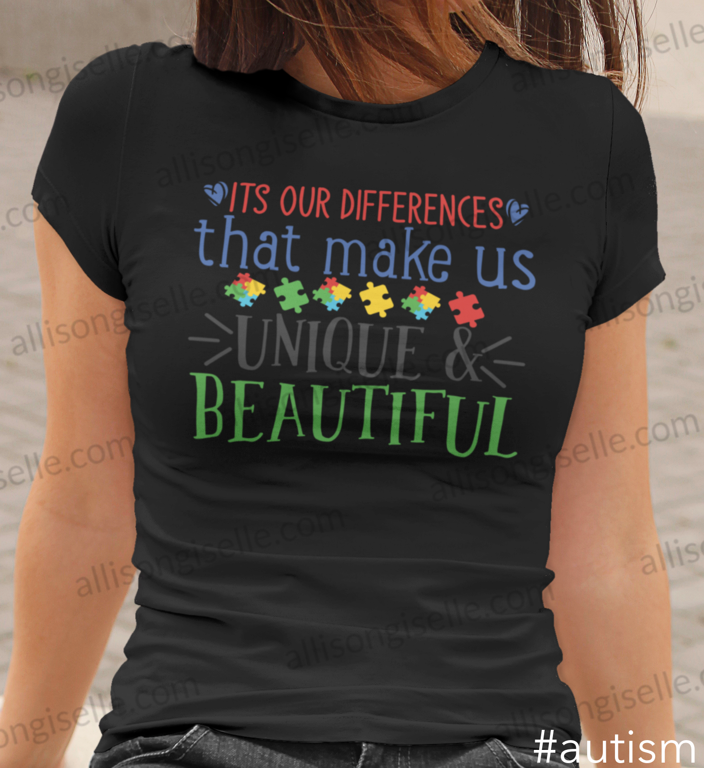 It's Our Differences That Make Us Unique & Beautiful Autism Shirt, Adult Autism Shirt, Autism Awareness Shirt Adult