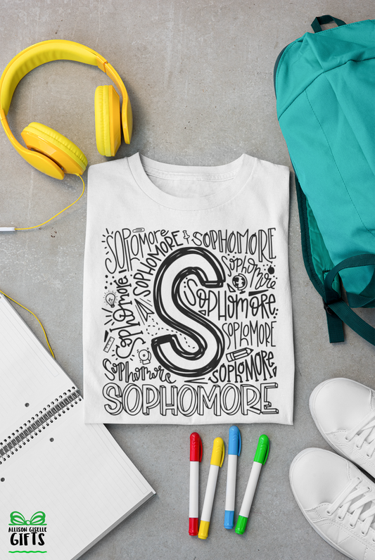 Typography Shirts-Grade Level Typography Shirts -First Day of School Shirt - Back To School Shirt - Personalized Typography Grade t shirt