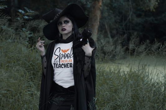 Spooktacular Teacher Shirt, Halloween Shirt, Witch Shirt, Halloween Costume
