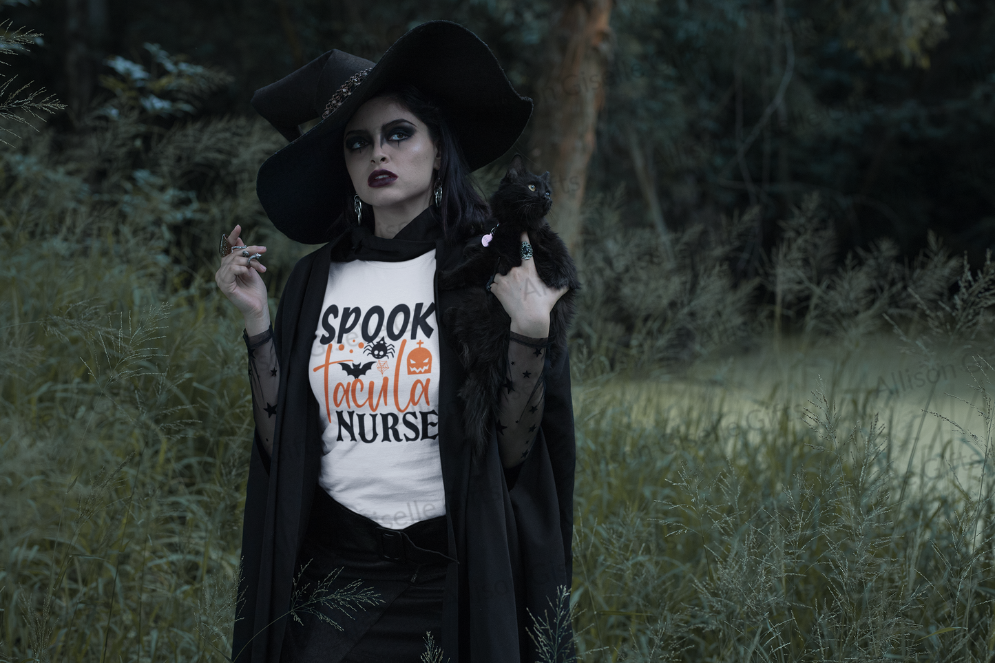 Spooktactular Nurse Shirt, Halloween Shirt, Witch Shirt, Halloween Costume, Nurse Halloween Shirt