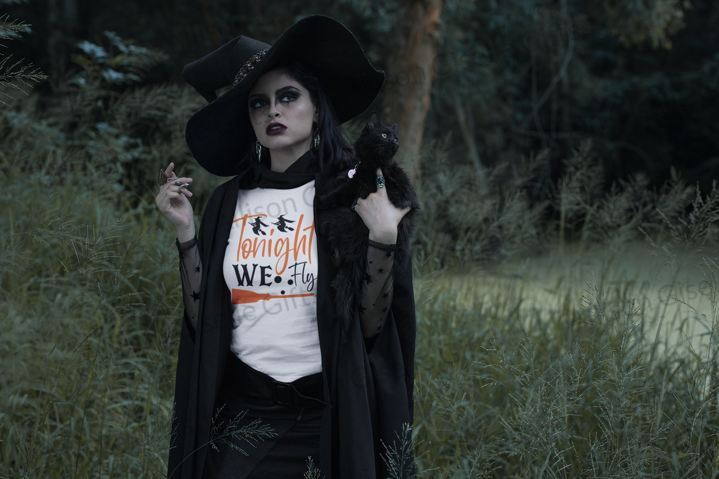 Tonight We Fly Shirt, Halloween Shirt, Witch Shirt, Halloween Costume